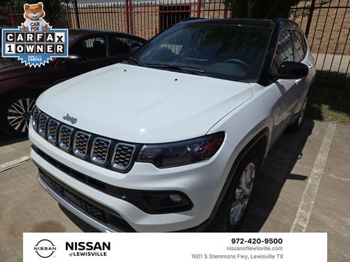 Bright White Clearcoat 2025 Jeep Compass Limited