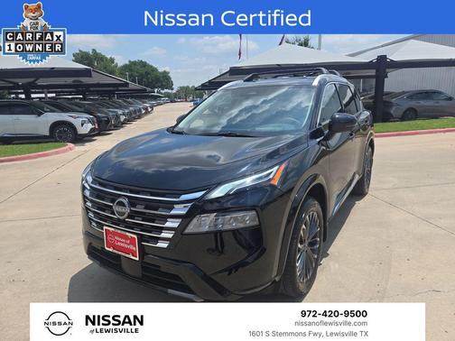 Super Black 2026 Nissan Rogue Platinum