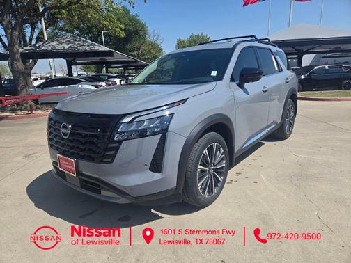 Boulder Gray Pearl 2026 Nissan Pathfinder Platinum