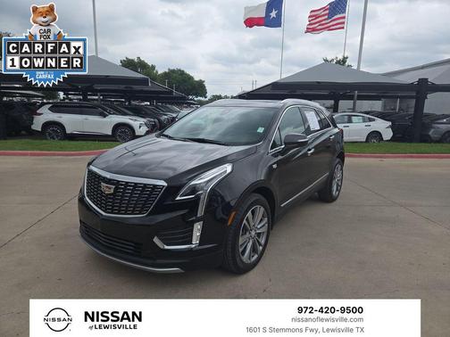 Stellar Black Metallic 2025 Cadillac XT5 Premium Luxury
