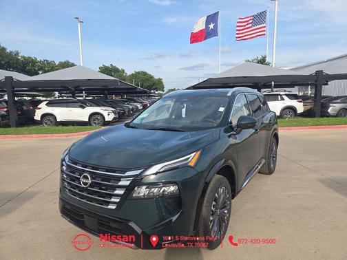 Obsidian Green 2026 Nissan Rogue Platinum