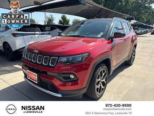 Red Hot Pearlcoat 2025 Jeep Compass Limited