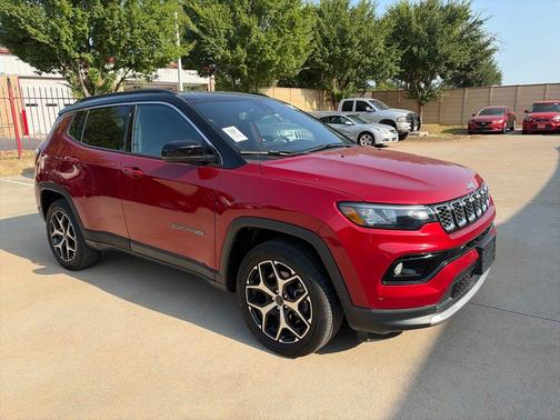 Red Hot Pearlcoat 2025 Jeep Compass Limited