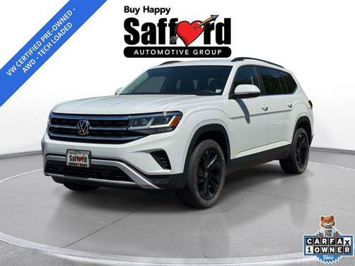 Pure White 2023 Volkswagen Atlas 2.0T SE w/Technology 4MOTION