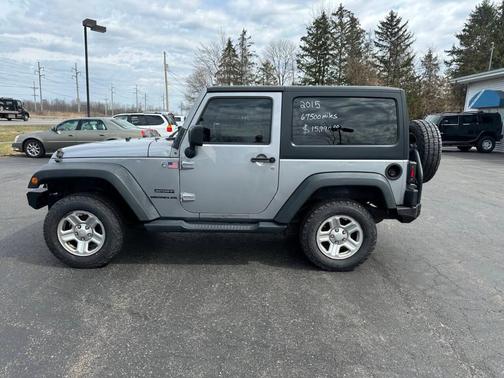 Gray 2015 Jeep Wrangler Sport