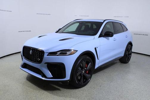 Blue 2026 Jaguar F-PACE SVR