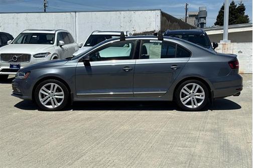 Platinum Gray Metallic 2017 Volkswagen Jetta 1.8T SEL