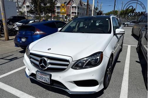 Polar White 2015 Mercedes-Benz E-Class 4MATIC