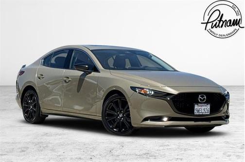 Zircon Sand Metallic 2025 Mazda Mazda3 2.5 Turbo AWD
