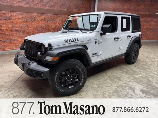 Bright White Clearcoat 2022 Jeep Wrangler Unlimited Sport