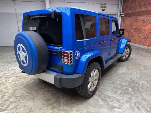 Hydro Blue Pearl 2015 Jeep Wrangler Unlimited Sahara