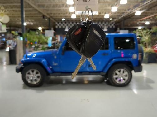Hydro Blue Pearl 2015 Jeep Wrangler Unlimited Sahara