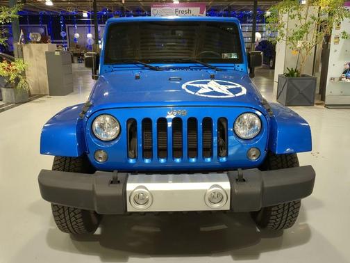 Hydro Blue Pearl 2015 Jeep Wrangler Unlimited Sahara