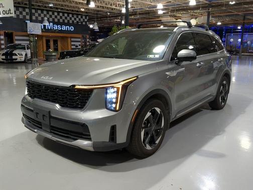 Steel Gray 2025 Kia Sorento Hybrid SX Prestige