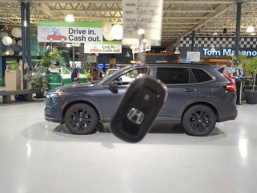 Gray 2025 Honda CR-V Hybrid Sport Touring