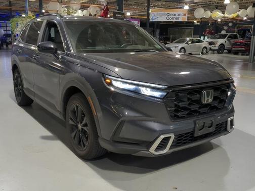 Gray 2025 Honda CR-V Hybrid Sport Touring