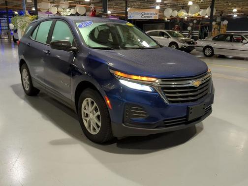 Blue 2022 Chevrolet Equinox LS