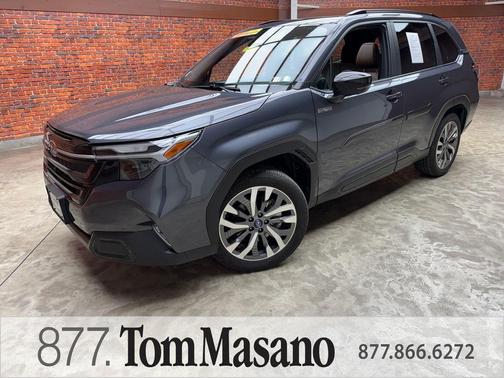 Gray Metallic 2025 Subaru Forester Hybrid Touring