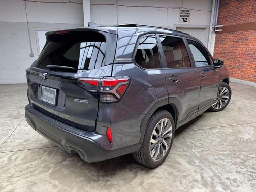 Gray Metallic 2025 Subaru Forester Hybrid Touring