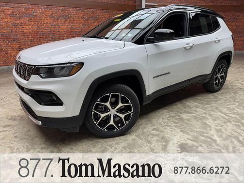 Bright White Clearcoat 2024 Jeep Compass Limited