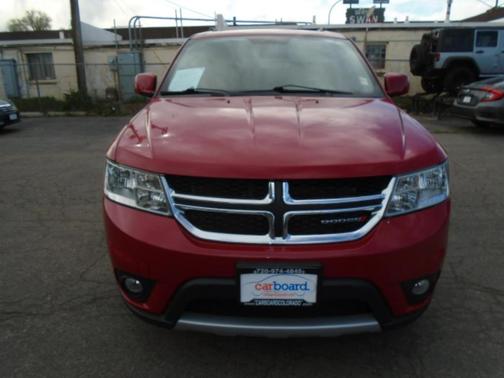 Red 2017 Dodge Journey SXT