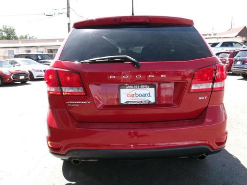 Red 2017 Dodge Journey SXT