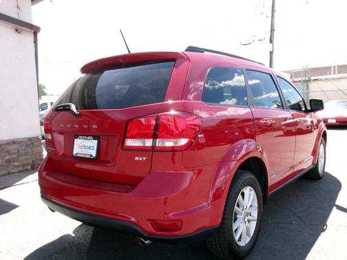 Red 2017 Dodge Journey SXT