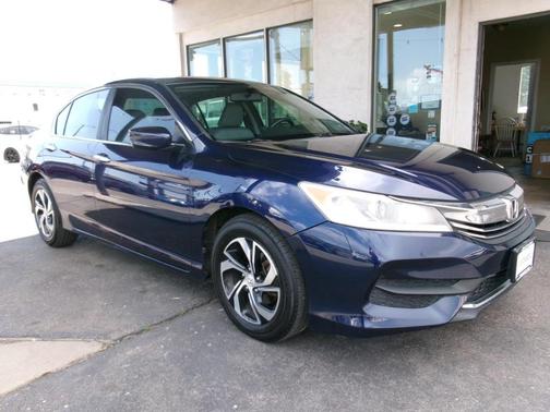 Blue 2017 Honda Accord LX