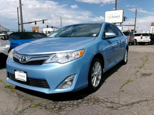 Blue 2014 Toyota Camry XLE