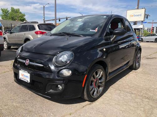 Black 2017 FIAT 500 Pop