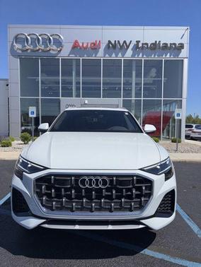 White 2025 Audi Q8 55 Premium Plus