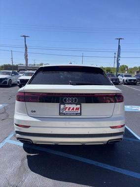 White 2025 Audi Q8 55 Premium Plus