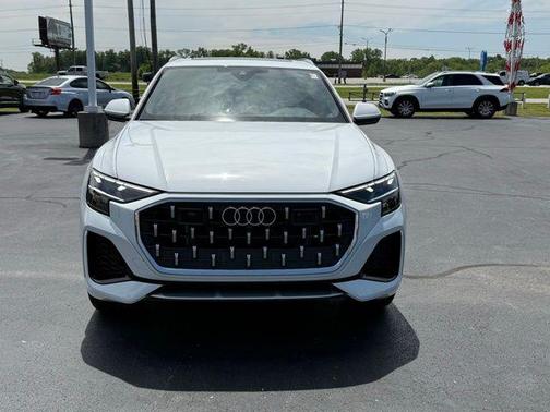 White 2025 Audi Q8 55 Premium Plus