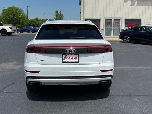 White 2025 Audi Q8 55 Premium Plus