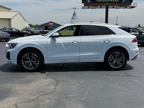 White 2025 Audi Q8 55 Premium Plus