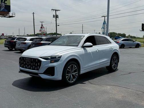 White 2025 Audi Q8 55 Premium Plus
