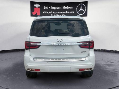 Moonstone White 2023 INFINITI QX80 SENSORY