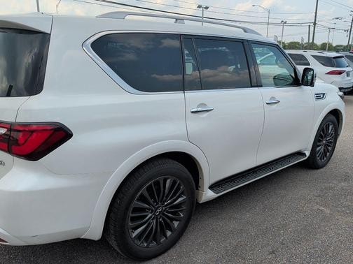 Moonstone White 2023 INFINITI QX80 SENSORY