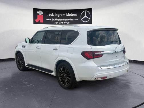 Moonstone White 2023 INFINITI QX80 SENSORY