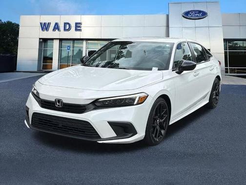 Platinum White Pearl 2024 Honda Civic SPORT