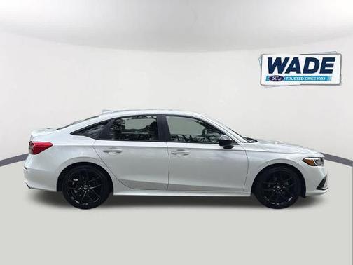 Platinum White Pearl 2024 Honda Civic SPORT