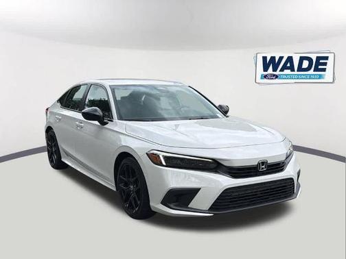 Platinum White Pearl 2024 Honda Civic SPORT
