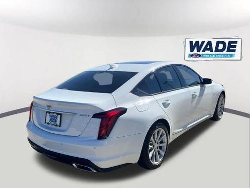 Summit White 2023 Cadillac CT5 LUXURY