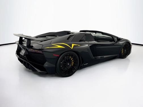 Black 2017 Lamborghini Aventador LP750-4 SuperVeloce
