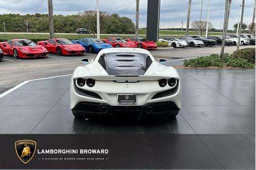 White 2020 Ferrari F8 Tributo Base