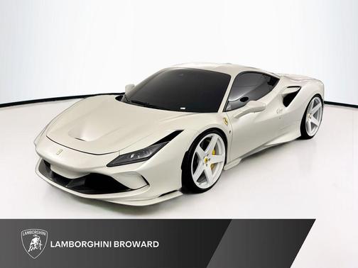 White 2020 Ferrari F8 Tributo Base