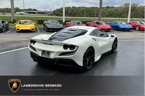 White 2020 Ferrari F8 Tributo Base