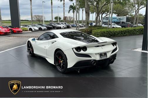 White 2020 Ferrari F8 Tributo Base