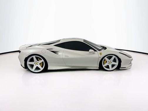 White 2020 Ferrari F8 Tributo Base