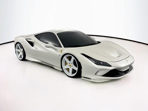 White 2020 Ferrari F8 Tributo Base